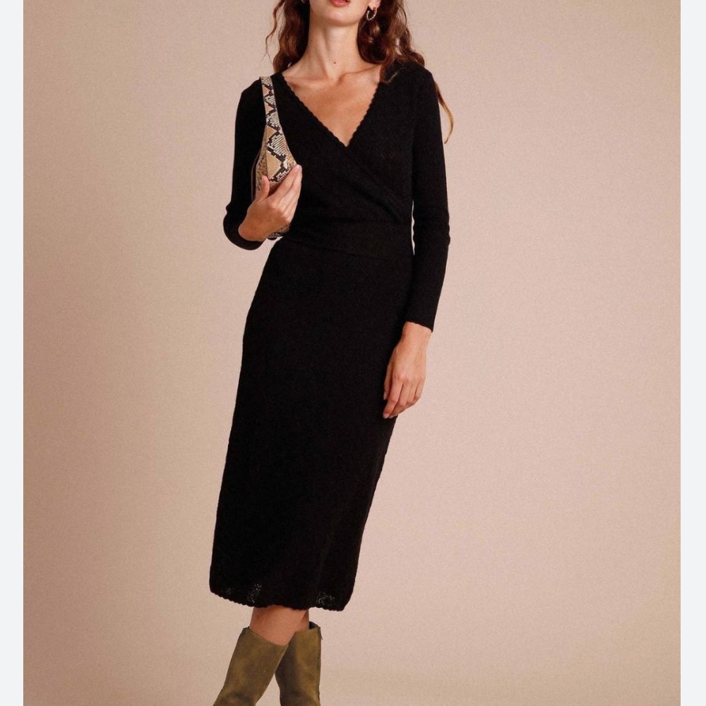 Rouje Anis Dress size 36 in black, never worn